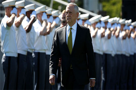 US Secretary of Defense James Mattis