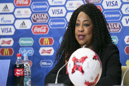 FIFA Secretary General Fatma Samoura.