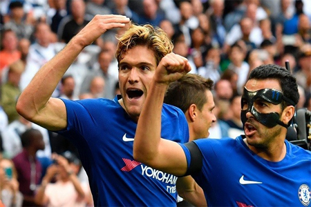 فرحة ألونسو بالثنائية في مرمى توتنهام