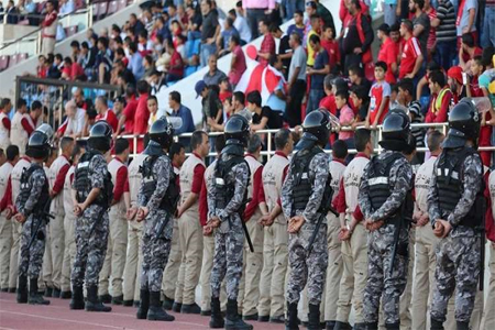 إجراءات أمنية مشددة خلال كلاسيكو الأردن