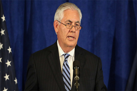 US Secretary of State Rex Tillerson