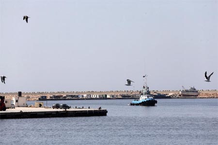 Benghazi port, Libya