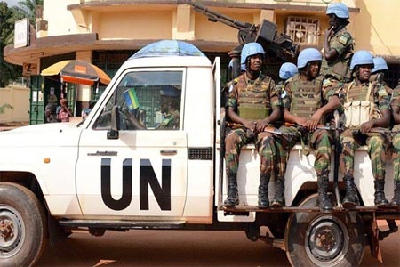 قوات الأمم المتحدة في إفريقيا الوسطى