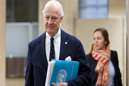 ستيفان دي ميستورا المبعوث الأممي إلى سوريا