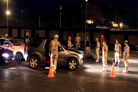 حاجز شرطة في مصر