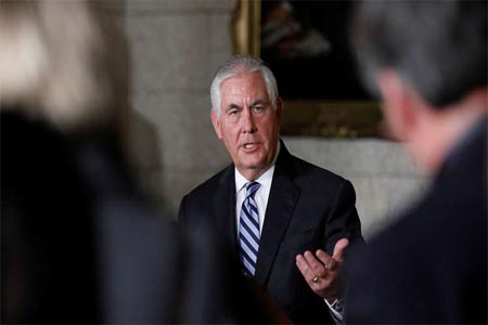 وزير الخارجية الأمريكي ريكس تيلرسون