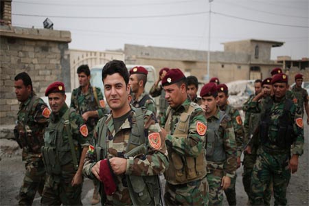 Peshmerga fighters