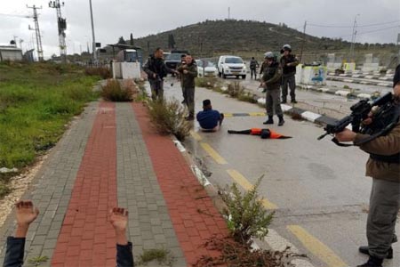 من موقع إطلاق النار قرب زعترة