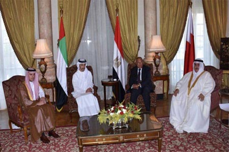 وزراء خارجية الدول الاربع