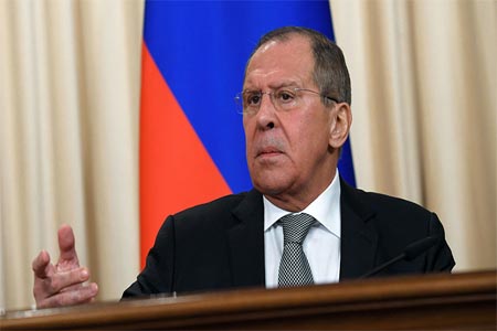 Russian Foreign Minister Sergey Lavrov.