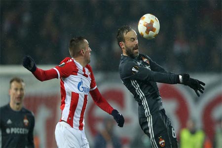 سرفينا زفيزدا يتعادل سلبيا أمام تسيسكا موسكو