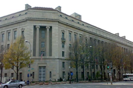 The US Department of Justice, Washington DC.