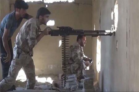 عناصر تنظيم "فيلق الرحمن" في سوريا