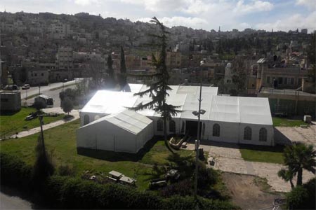 صور للخيام التي نصبها مستوطنون