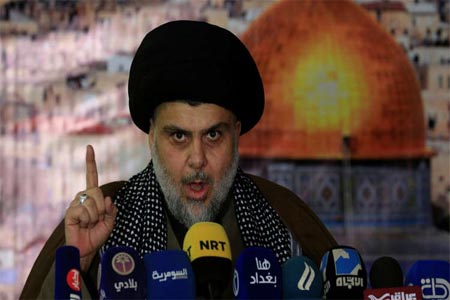 زعيم التيار الصدري ورجل الدين الشيعي العراقي، مقتدى الصدر