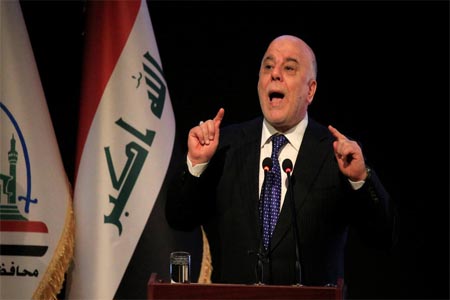 Iraq's Prime Minister Haider al-Abadi