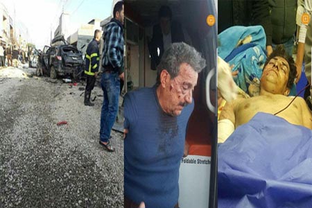 صباح رحماني وابنه القتيل صلاح وسيارتهما