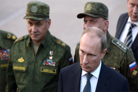 Russian President and Supreme Commander Vladimir Putin
