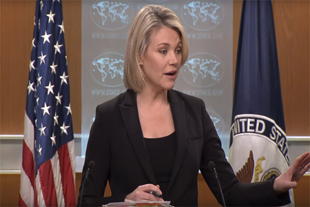 US acting Under Secretary of State for Public Diplomacy and Public Affairs Heather Nauert