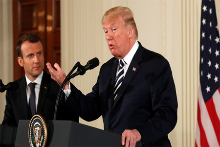 Trump told reporters that if Iran threatened the US in any way, they will “pay a price like few countries have ever paid.”