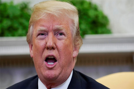 “It may not work out for June 12,” Trump said.