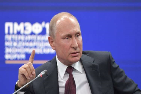 الرئيس الروسي فلاديمير بوتين