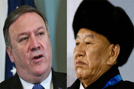 Kim Yong Chol, the North Korean leader’s right hand man, was expected to arrive Wednesday in New York where he will meet later this week with Pompeo.