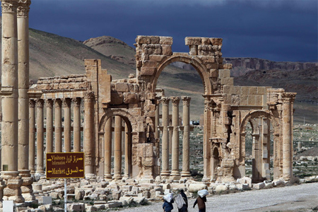 The well-preserved city of Palmyra remains one of the most important cultural centres in the ancient world, known for its unique blend of Graeco-Roman and Persian influences. (AFP)