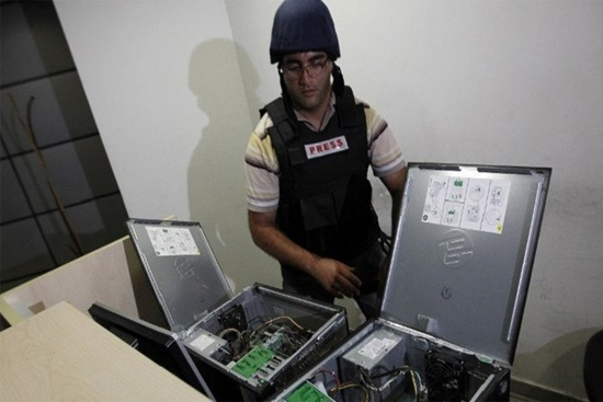 RT الاعتداء على مقر RT في رام الله