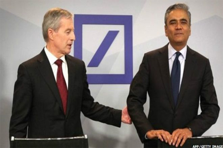 المديران التنفيذيان لمصرف دويتشه بنك