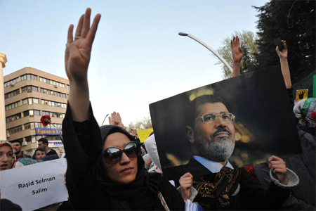 مظاهرات مؤيدة لمرسي