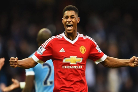 ماركوس راشفورد لاعب مانشستر يونايتد