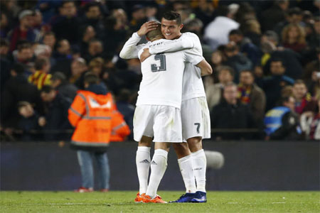 رونالدو والاحتفال بالفوز