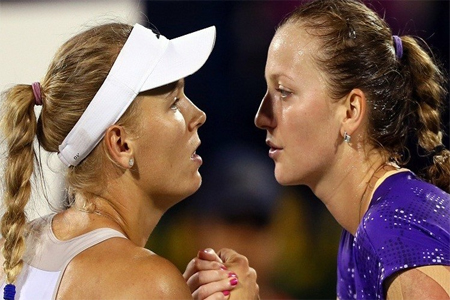 الدنماركية كارولين فوزنياتسكي والتشيكية بيترا كفيتوفا