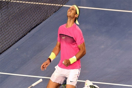 نادال بعد فوزه على الأمريكي سميتشك في الدور الثاني لبطولة أستراليا