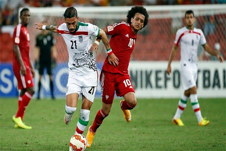 الأبيض الإماراتي يخسر أمام إيران بهدف قاتل
