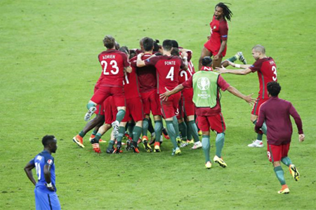 منتخب البرتغال بطل اوروبا