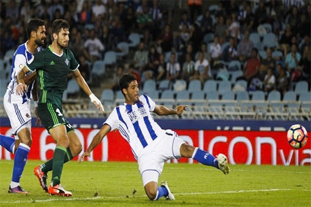 سوسييداد يهزم ريال بيتيس في الليغا