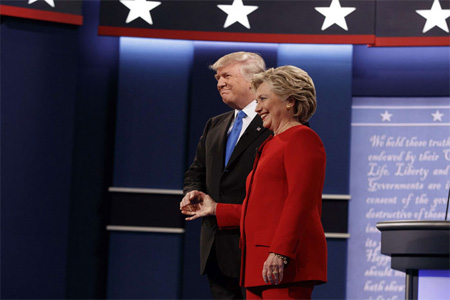 كلينتون عززت تفوقها على ترامب بعد أدائه السيئ في المناظرة