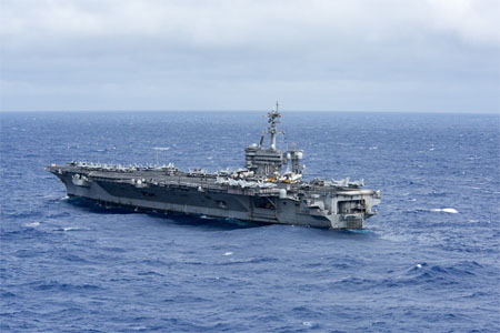 The aircraft carrier USS Carl Vinson (CVN 70)