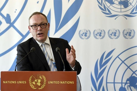 بن إمرسون، المقرر الخاص للأمم المتحدة لشؤون حماية حقوق الإنسان