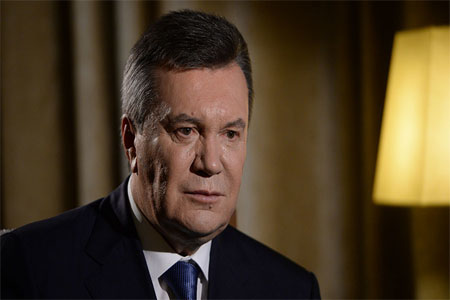 Former President of Ukraine Viktor Yanukovich.