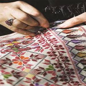 من جناح فلسطين في معرض بيروت العربي الدولي للكتاب